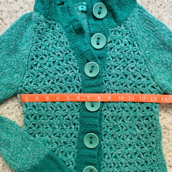 ⭐️3 for 10⭐️ Kenzie Girl. Preloved green cardigan - Picture 6 of 9